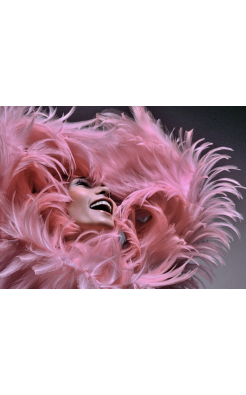 Neal Barr, Cathee Dahmen in Mollie Parnis (outtake), 1968