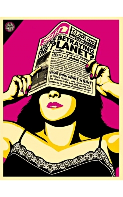 Shepard Fairey, Global Warning - Andy Warhol Edition, 2009