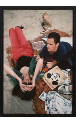 Nan Goldin, C.Z. and Max on the beach, Truro, MA, 1976