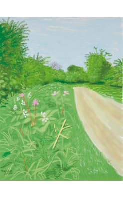 David Hockney, The Arrival of Spring in Woldgate, 2011