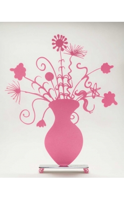 Kenny Scharf, Pink Flores, 2021