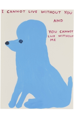 David Shrigley, I Cannot Live Without You, 2019