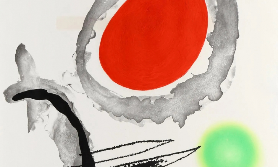 Joan Miro, Oiseau Entre deux Astres, 1967
