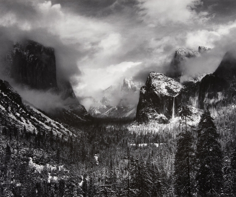 Ansel Adams, Clearing Winter Storm, Yosemite National Park, California, ca. 1937