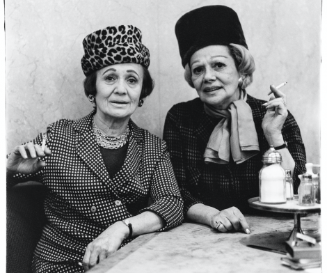 Diane Arbus, Two Ladies at the Automat, NYC, 1966