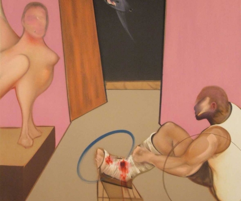 Francis Bacon, Oedipus and the Sphinx, 1983