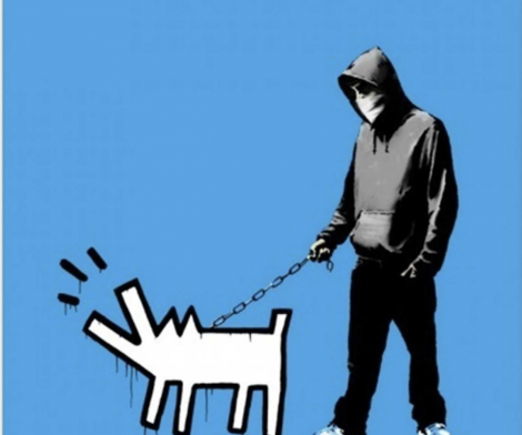 Banksy, Choose your Weapon, 2010