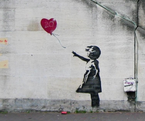 Banksy, Girl with Balloon, 2002