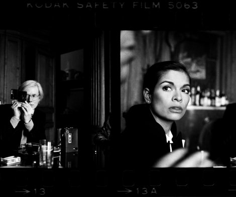 Harry Benson, Andy Warhol and Bianca Jagger, The Factory, N.Y.C., 1977