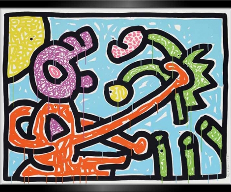 Keith Harin, Flowers No 1, 1990