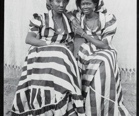 Sedou Keita, Two Women in Striped Dresses