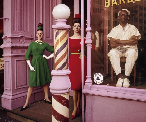 William Klein, Antonia + Simone + Barber Shop, 1961