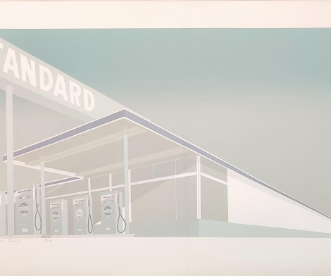 Ed Ruscha, Cheese Mold Standard with Olive, 1967