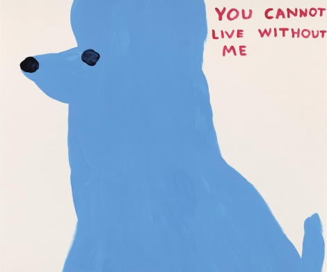 David Shrigley, I Cannot Live Without You, 2019