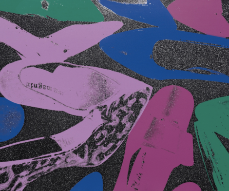 Andy Warhol, Shoes with Diamond Dust, 1980