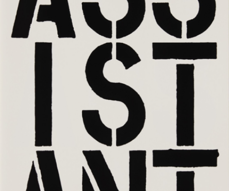 Christopher Wool, Assistant, Black Book, 1989