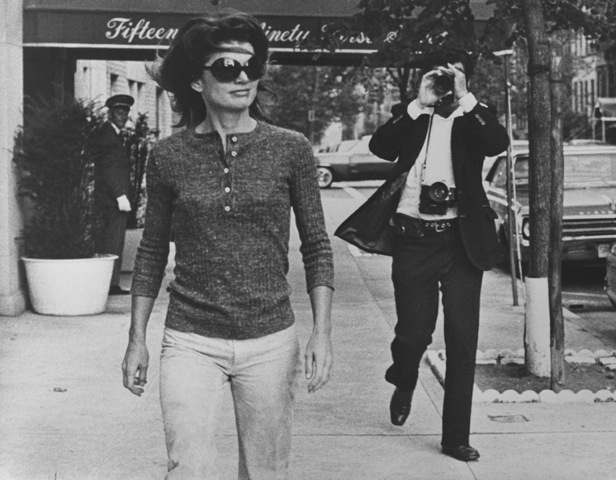 Ron Galella, Jackie Kennedy and Ron Galella