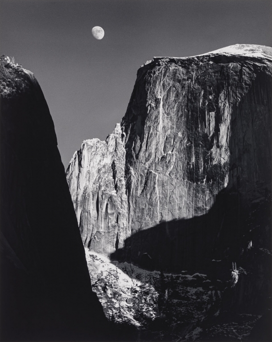 Ansel Adams, Moon and Half Dome, Yosemite