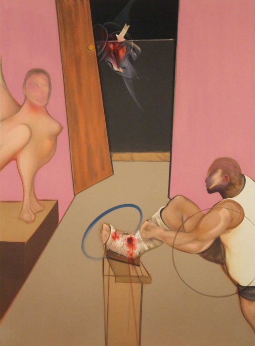 Francis Bacon, Oedipus and the Sphinx, 1983