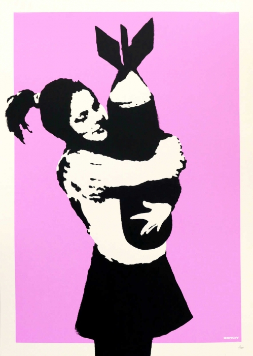 Banksy, Bomb Love, 2003