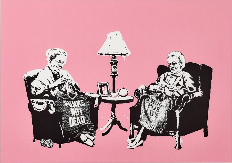 Banksy, Grannies, 2007