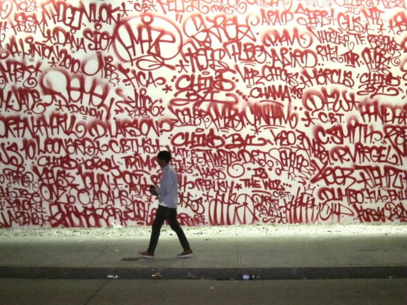 Barry McGee, Houston and Bowery Mural, 2010