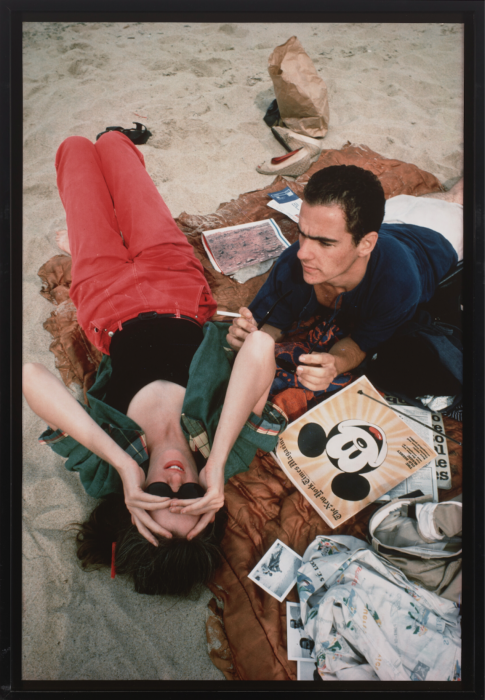 Nan Goldin, C.Z. and Max on the beach, Truro, MA, 1976