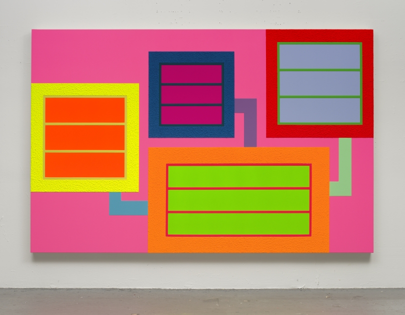 Peter Halley, Geometric Painting Peter Halley, Geometric Painting