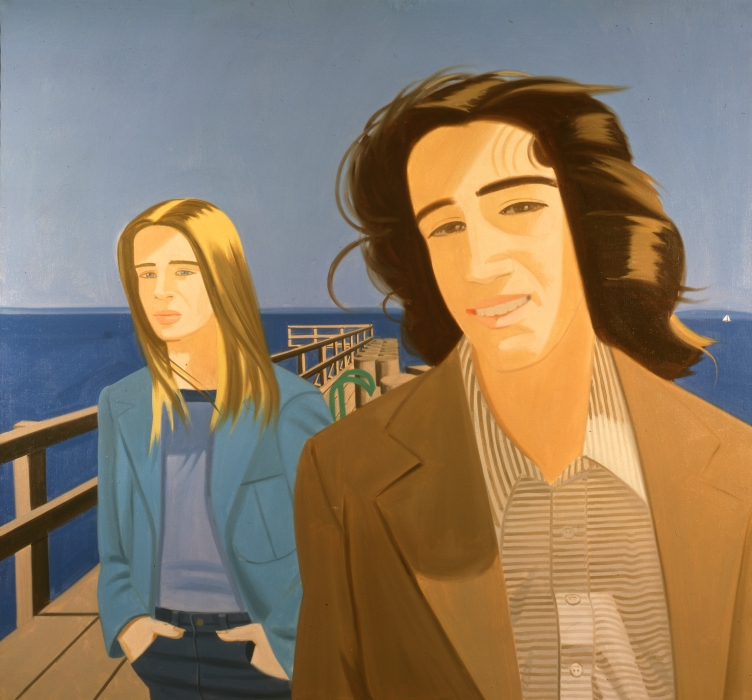 Alex Katz, Couple on a Pier