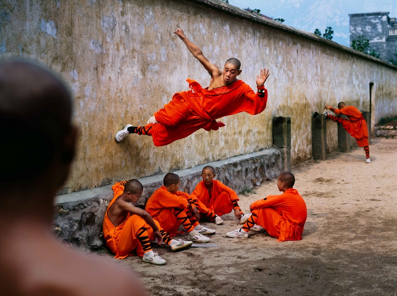 Steve McCurry, Monks, 2018