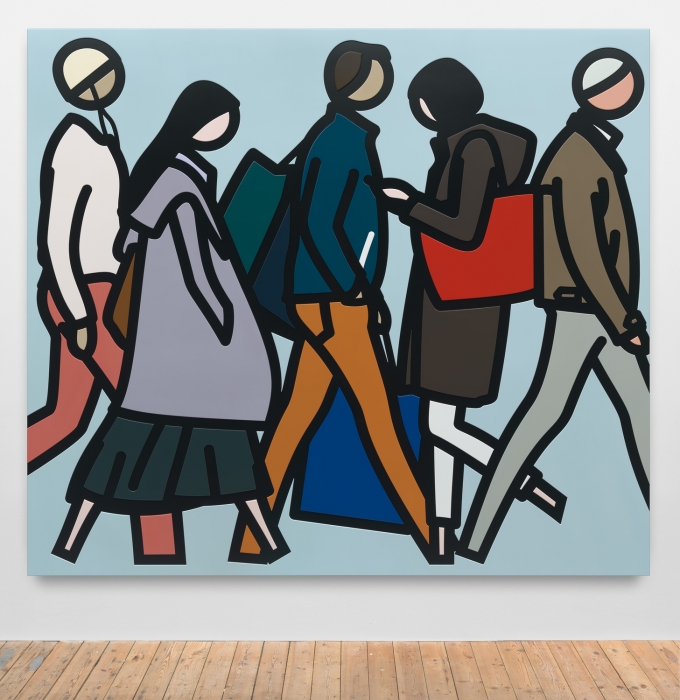 Julian Opie, People Walking