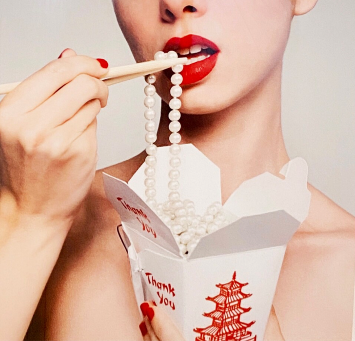 Tyler Shields, Take Out Pearls, 2021