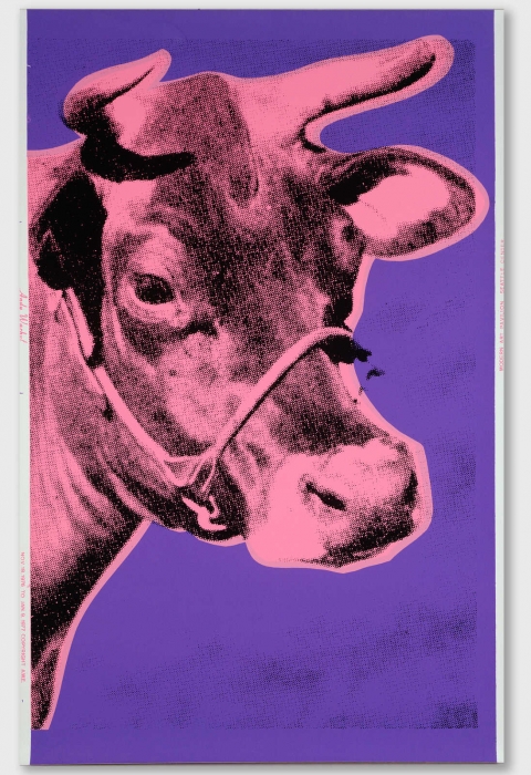 Andy Warhol, Cow (Purple), 1976