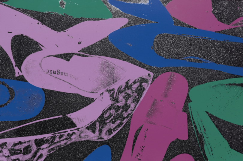 Andy Warhol, Shoes with Diamond Dust, 1980