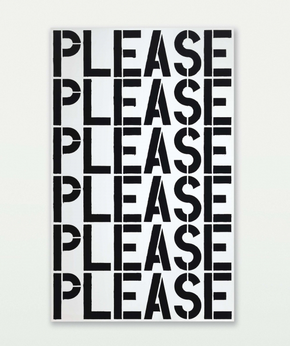 Christopher Wool, Please