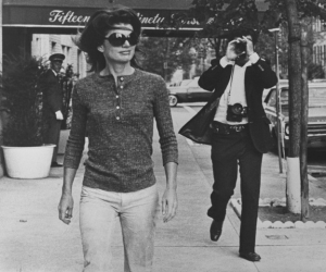 Ron Galella, Jackie Kennedy and Ron Galella