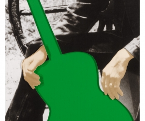 John Baldessari, Person with Green Guitar, 2005