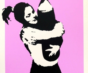 Banksy, Bomb Love, 2003