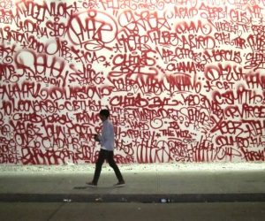 Barry McGee, Houston and Bowery Mural, 2010