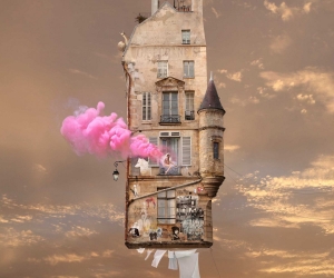 Laurent Chehère, Flying Houses Pink