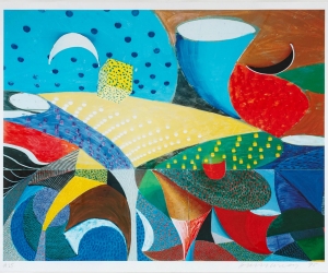 David Hockney, Snails Space, March 25th, 1995