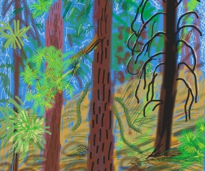 David Hockney, Untitled No. 6, from the Yosemite Suite, 2010